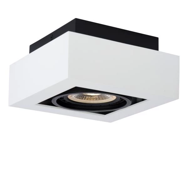 Lucide ZEFIX - Plafondspot - LED Dim to warm - GU10 - 1x12W 2200K/3000K - Wit - detail 1